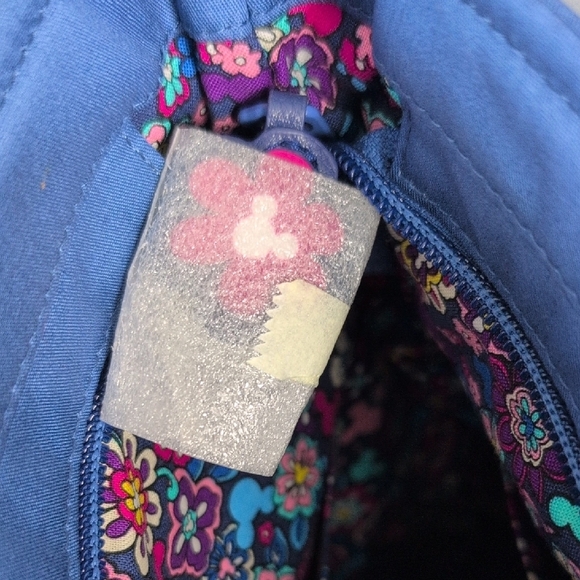 Vera Bradley Quilted Tote with Disney Embroidery Minnie & Mickey Collectable - Picture 5 of 14